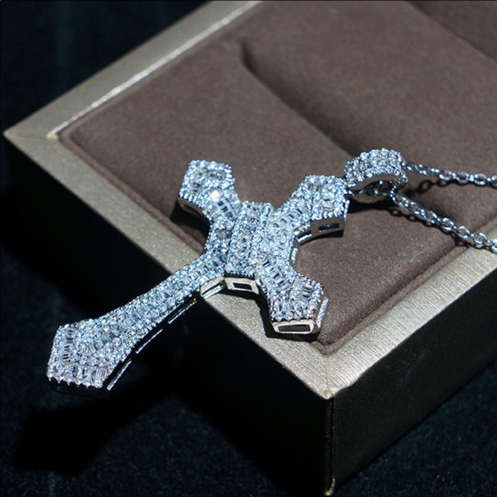New Handmade High Quality Christianity Cross Pendant 925